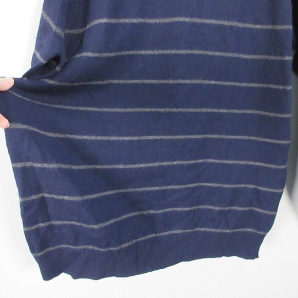 Rails Watkins Men's Pullover Stripe Sweater Wool Blend Navy/Charcoal XL 354 - Picture 6 of 12